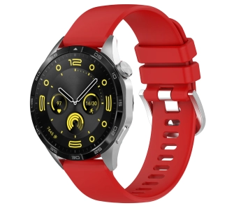 Pasek Bizon Strap Watch Silicone Pro T QuickRelease 18mm Czerwony