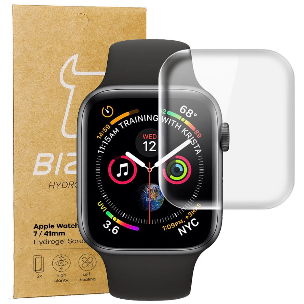 Folia hydrożelowa Bizon na ekran do Apple Watch 41mm 2 sztuki