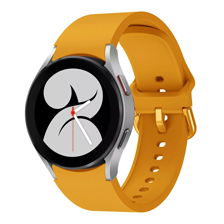 Pasek Bizon Strap Watch Silicone do Galaxy Watch 20mm Marchewkowy