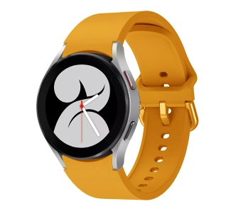 Pasek Bizon Strap Watch Silicone do Galaxy Watch 20mm Marchewkowy