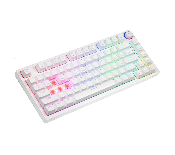 Savio Phenix White Gateron Red Pro ABS Biały