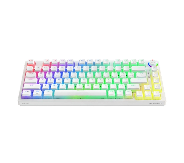 Savio Phenix White Gateron Red Pro Pudding Biały