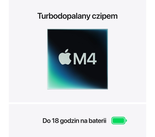 Apple MacBook Air 2025 15,3" M4 16GB RAM 256GB Dysk macOS Północ Funkcje AI - Kup na Raty - RRSO 0%