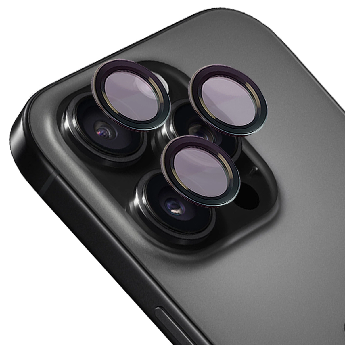 Szkło hartowane Bizon na aparat z aplikatorem Snap Lens do iPhone 16 Pro/16 Pro Max