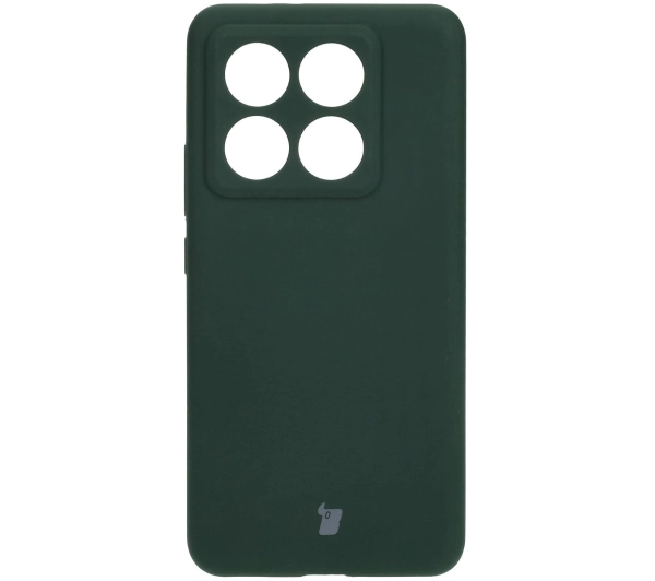 Bizon Silikonowe Soft do Xiaomi 14T Pro Ciemnozielony