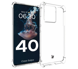 Bizon Elastyczne Salpa do Motorola Edge 40 Przezroczysty