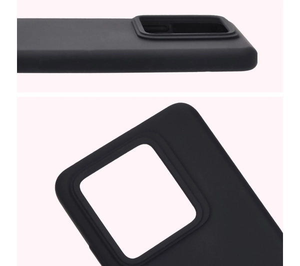 Bizon Silikonowe Soft do Realme GT 7 Pro Czarny