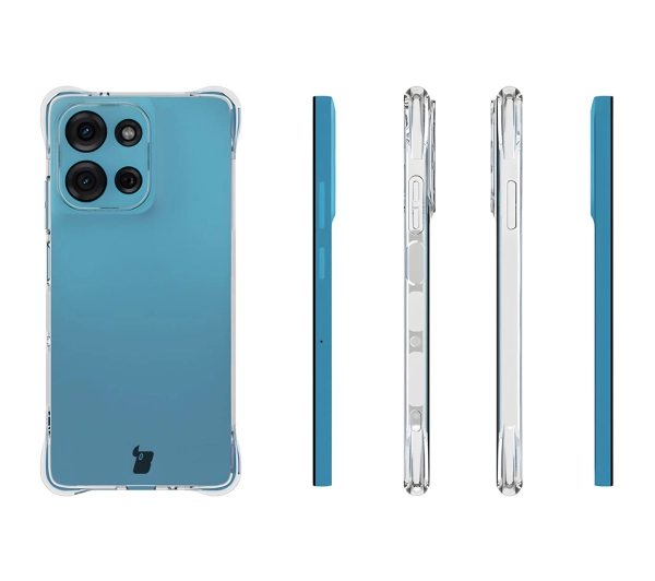 Bizon Elastyczne Salpa do Motorola Moto G75 5G Przezroczysty