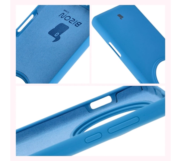 Bizon Silikonowe Soft do Oppo Find X8 Pro Niebieski