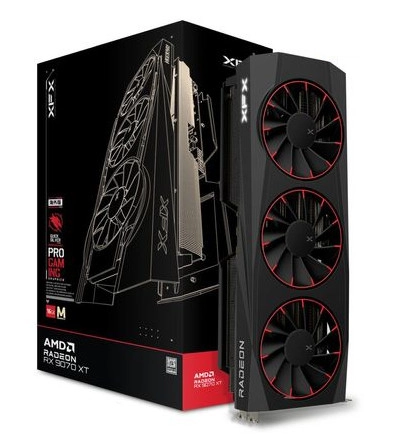Karta graficzna XFX Quicksilver Radeon RX 9070 XT Magnetic Air Edition 16GB GDDR6 256bit FSR