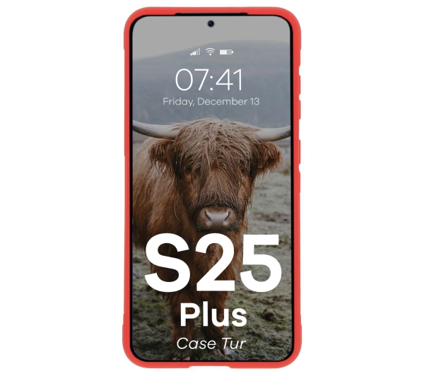 Bizon Tur do Galaxy S25 Plus Czerwony