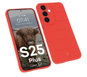 Etui Bizon Tur do Galaxy S25 Plus Czerwony