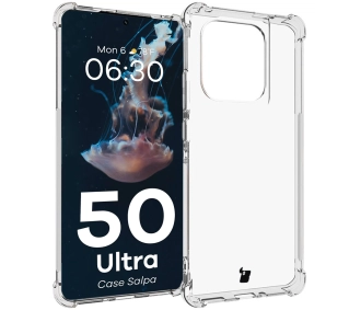 Bizon Elastyczne Salpa do Motorola Edge 50 Ultra Przezroczysty