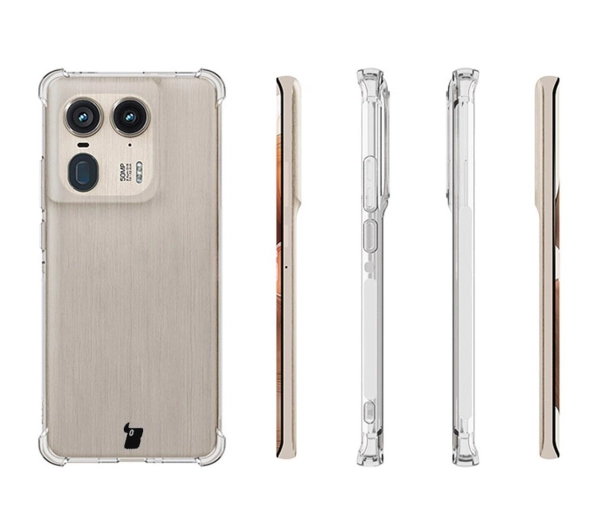 Bizon Elastyczne Salpa do Motorola Edge 50 Ultra Przezroczysty