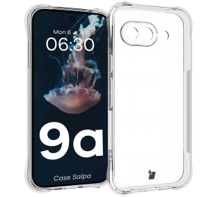 Bizon Elastyczne Salpa do Google Pixel 9a Przezroczysty