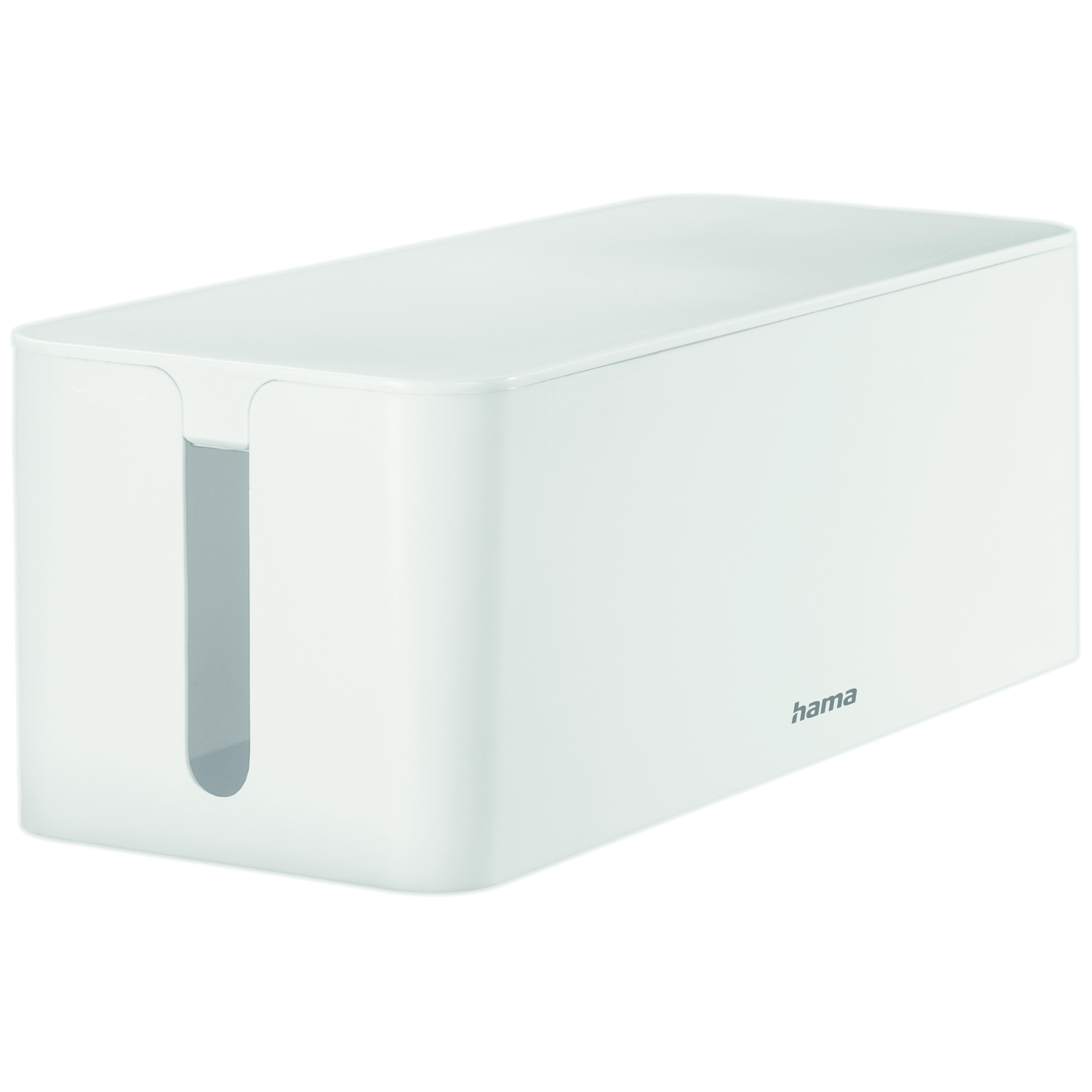 Organizer kabli Hama Pudełko Na Kable Maxi z Mocowaniem na ścianę Biały