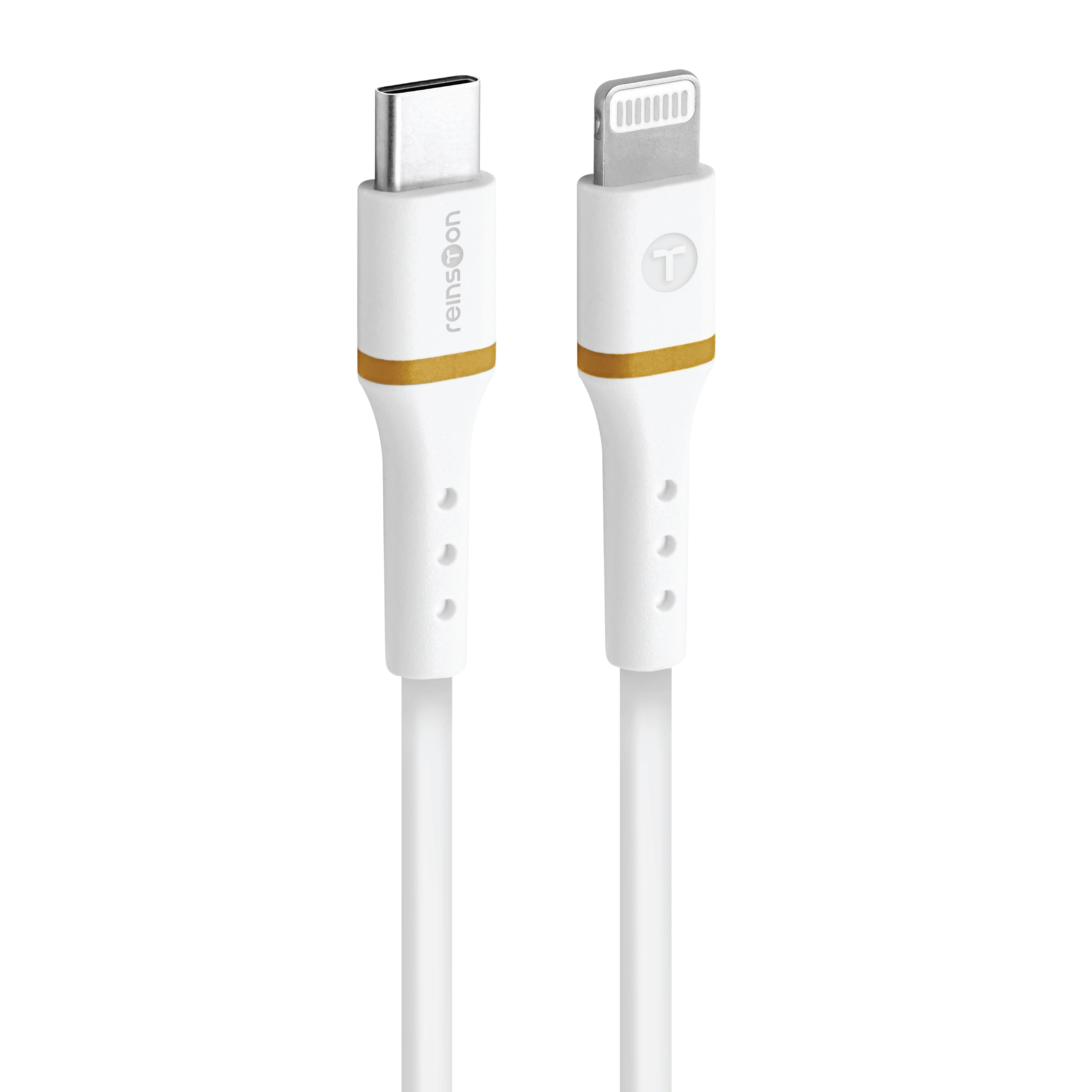 Kabel Reinston EK12CLB USB-C do Lightning 1,2m Biały
