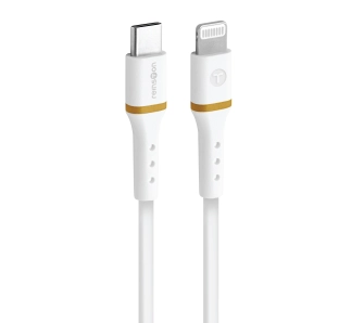 Kabel Reinston EK12CLB USB-C do Lightning 1,2m Biały