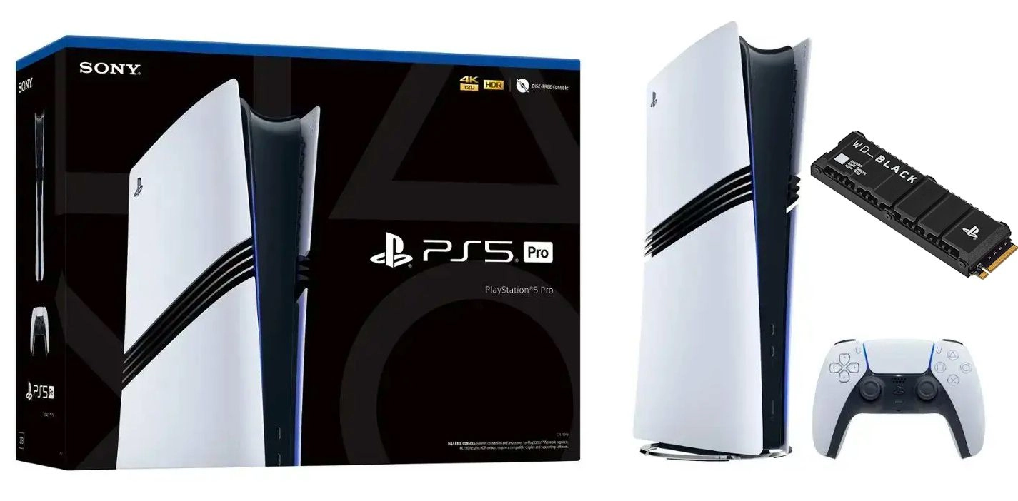 Konsola Sony PlayStation 5 Pro (PS5) 2TB + Dysk WD Black SN850P 2TB PCIe Gen4 x4