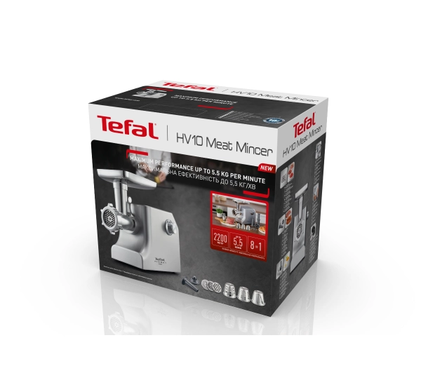 Tefal HV10 NE858D 2200W 3 sitka Szatkownica - Kup na Raty - RRSO 0%