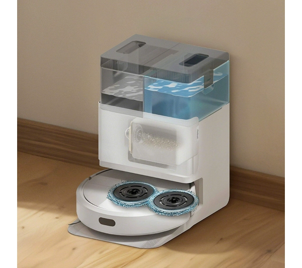 iRobot Roomba Plus 405 Combo Funkcja mopowania Stacja oczyszczająca Tworzenie mapy pomieszczenia 61dB Biały - Kup na Raty - RRSO 0%