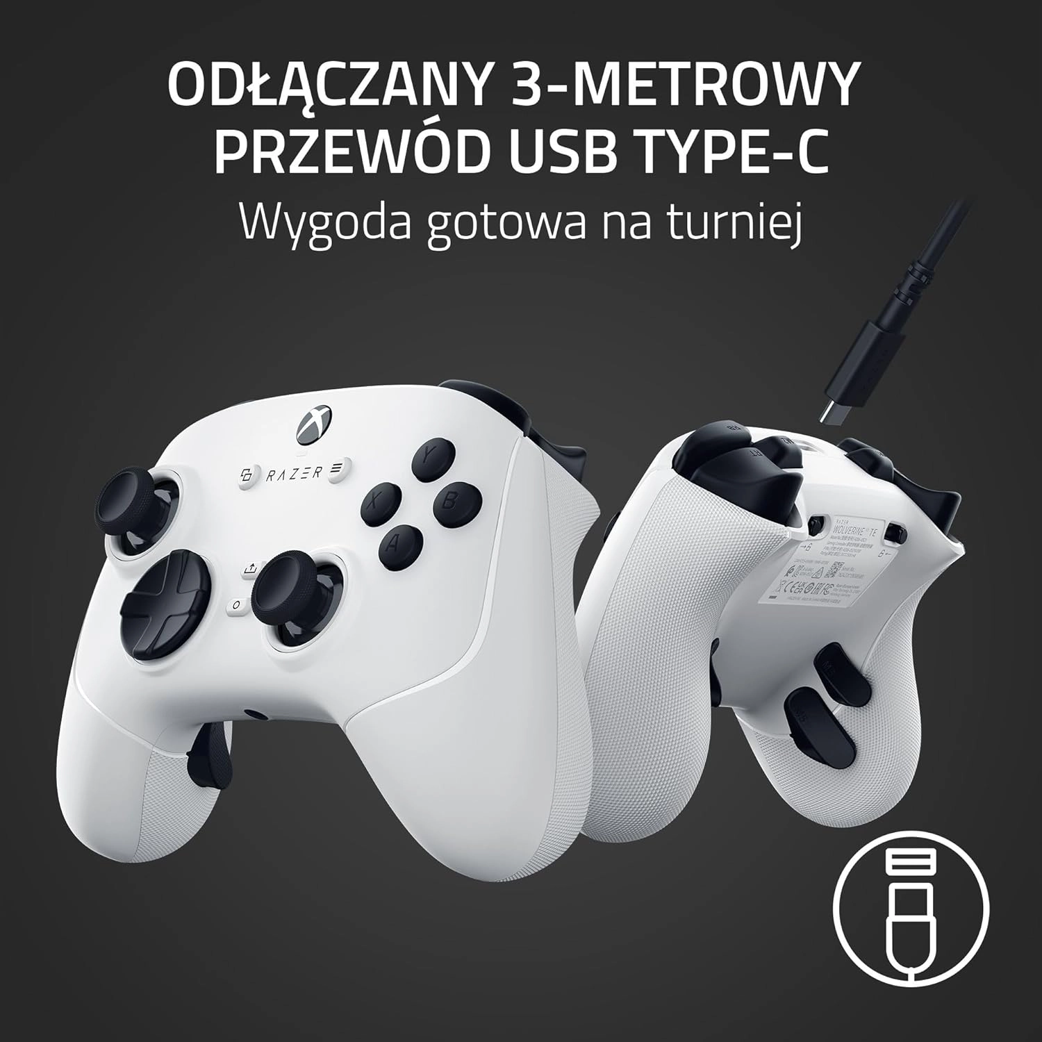 Razer Wolverine V3 Tournament Edition do PC, Xbox Przewodowy