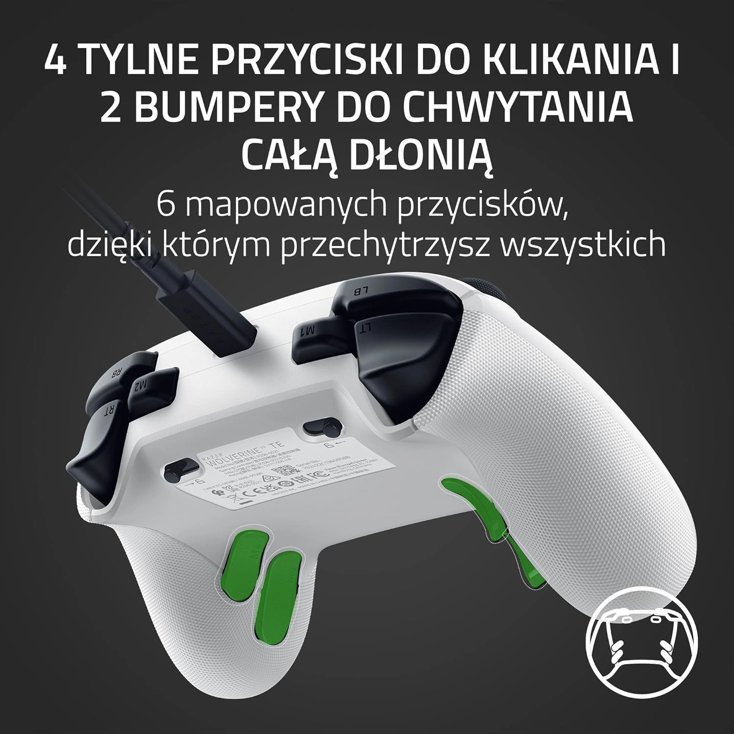Razer レイザー Wolverine V3TournamentEdition Razer Wolverine V3 Tournament Edition do PC, Xbox Przewodowy