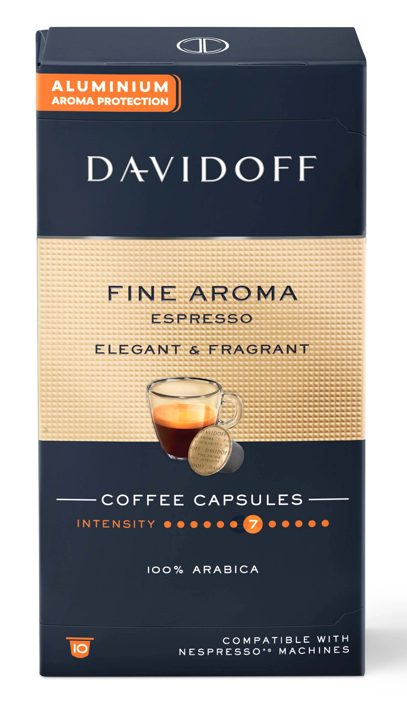 Kapsułki Davidoff Nespresso Fine Aroma Espresso Elegant & Fragrant 10szt.