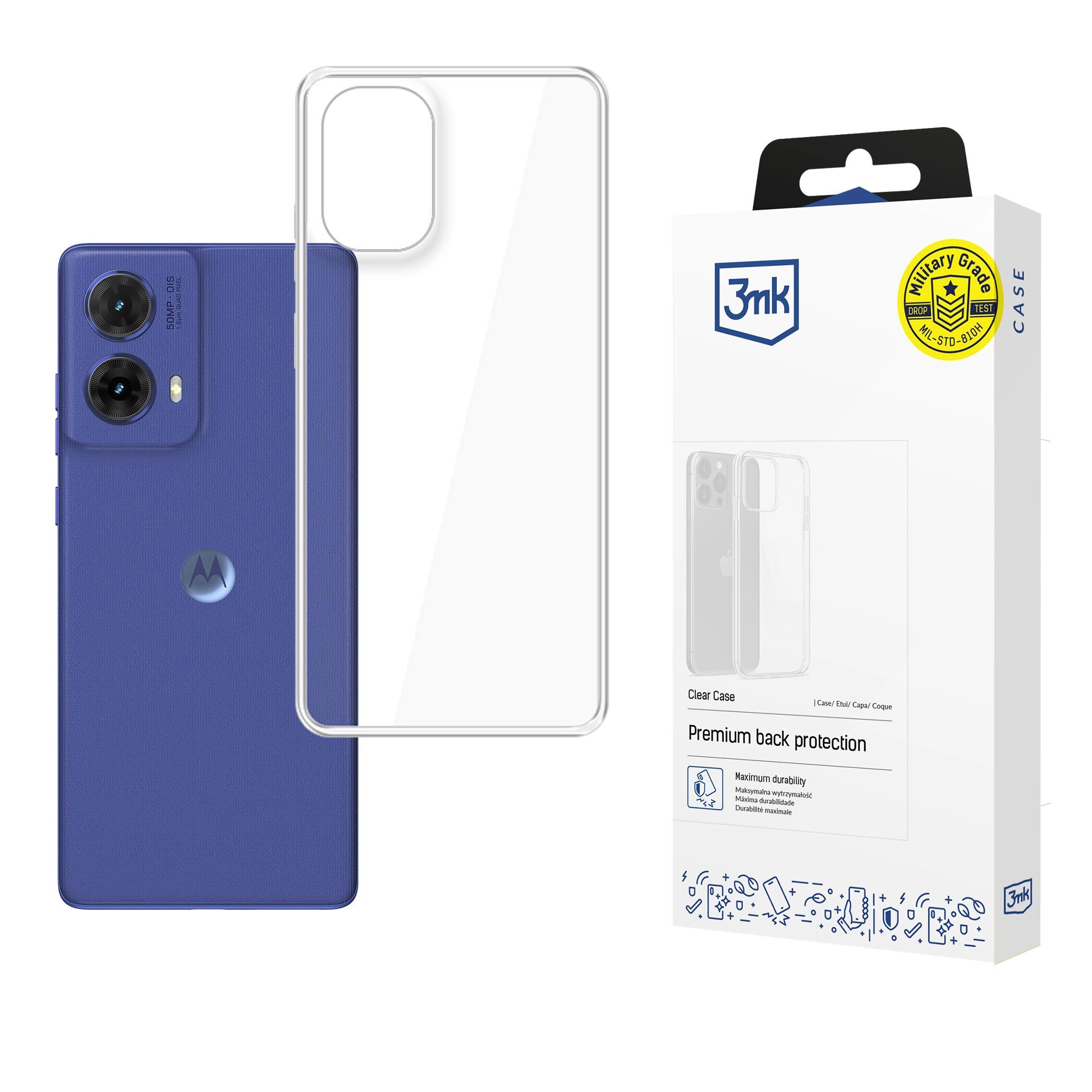 Etui 3mk Clear Case do Motorola Moto G85 Przezroczysty