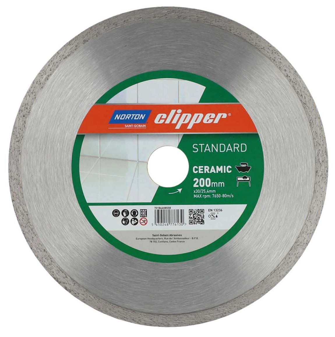 Tarcza diamentowa Norton Clipper Standard Ceramic 200mm