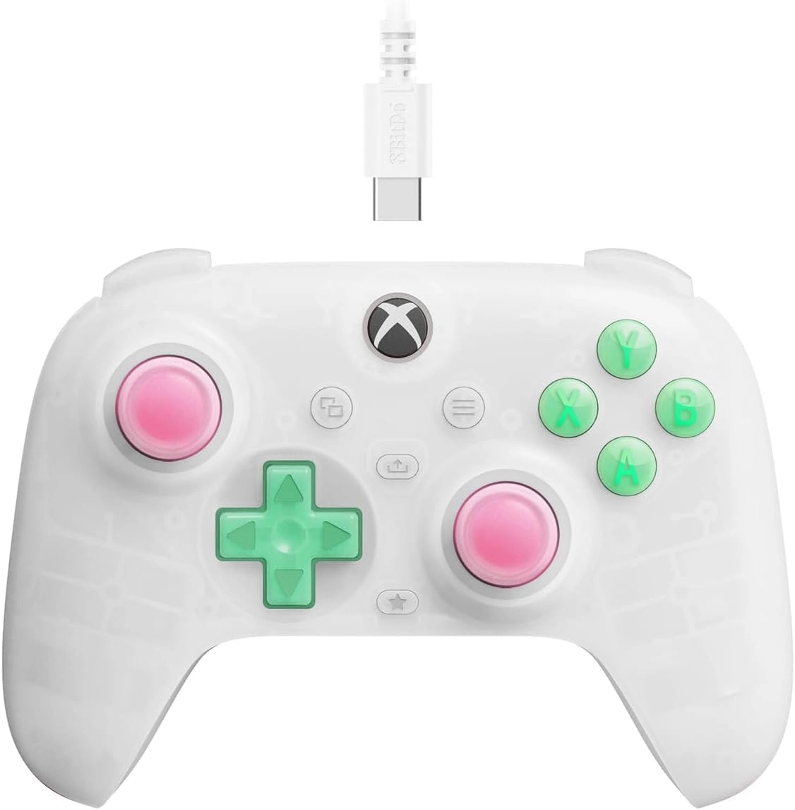 Pad 8BitDo Ultimate Mini Wired Controller do Xbox, PC Przewodowy Biały