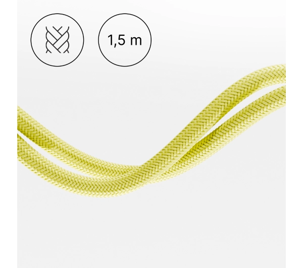 QUALO USB-C do USB-C 1,5m 3A Żółty
