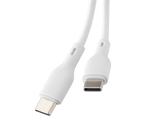 QUALO USB-C do USB-C 1,5m 3A Biały