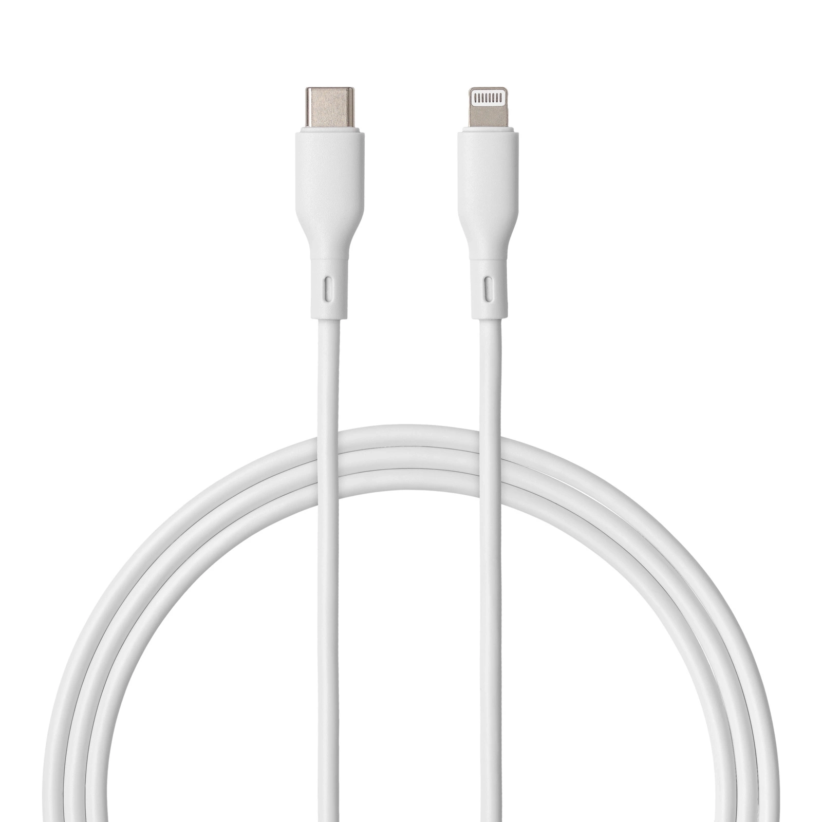 Kabel QUALO USB-C do Lightning 1,5m 2,4A Biały