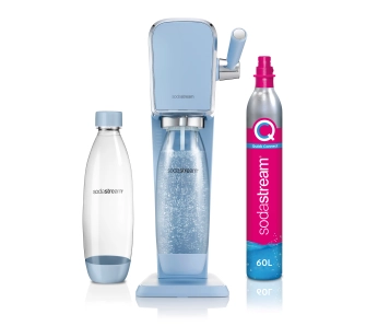 Saturator Sodastream ART Niebieski + Nabój z gazem CO2
