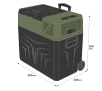 Lodówka Yolco BCX50 Green 47l