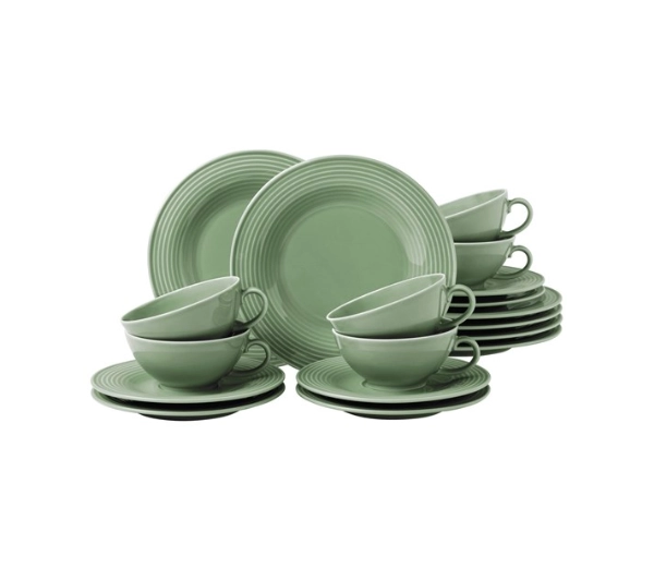 Zastawa stołowa - Seltmann Beat 18 elementów Zielony