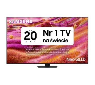 Telewizor Samsung QE65QN92FAT 65" Neo QLED 4K 165Hz Vision AI Tizen Dolby Atmos HDMI 2.1 DVB-T2