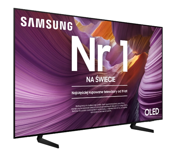 Samsung QE77S85FAE 77" OLED 4K 120Hz Vision AI Tizen Dolby Atmos HDMI 2.1 DVB-T2 - Kup na Raty - RRSO 0%