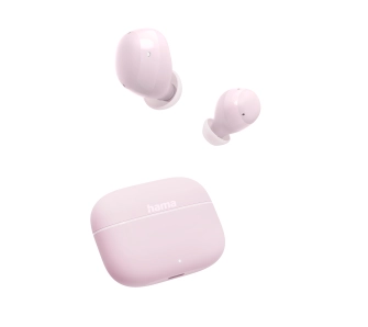 Słuchawki bezprzewodowe Hama Freedom Buddy II TWS Dokanałowe Bluetooth 5.4 Różowy