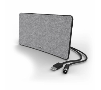 Antena Hama 221087 DVB-T2 Fabric Design Płaska Szary