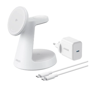 Ładowarka indukcyjna Anker 3w1 MagGo Pad Biały