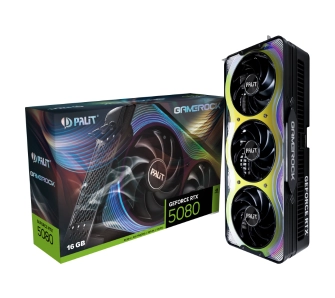 Karta graficzna Palit GeForce RTX 5080 GameRock 16GB GDDR7 256bit DLSS 4