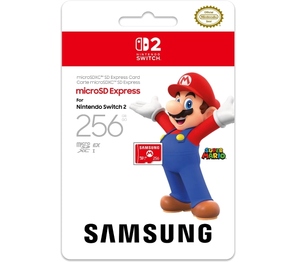 Samsung Nintendo Switch 2 microSDXC Expres 256GB