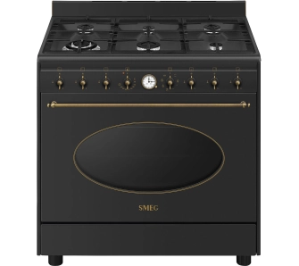 Kuchnia gazowo-elektryczna Smeg CO90GMAN2 Termoobieg Grill