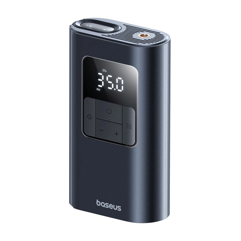 Kompresor samochodowy Baseus PrimeTrip VA1 2w1 z latarką Czarny