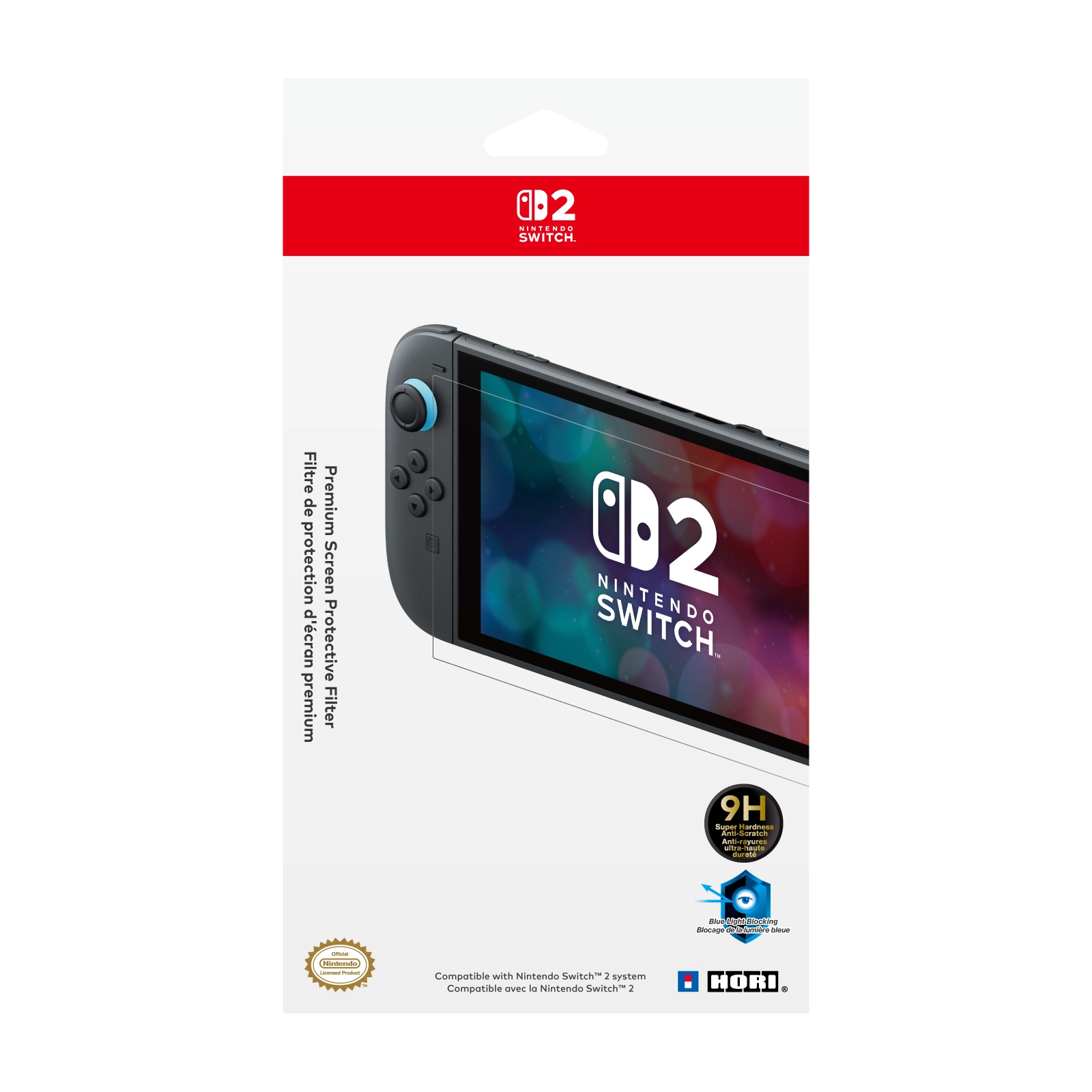 Folia Hori NSX-059E Premium 9H Screen Protective Filter do Nintendo Switch 2