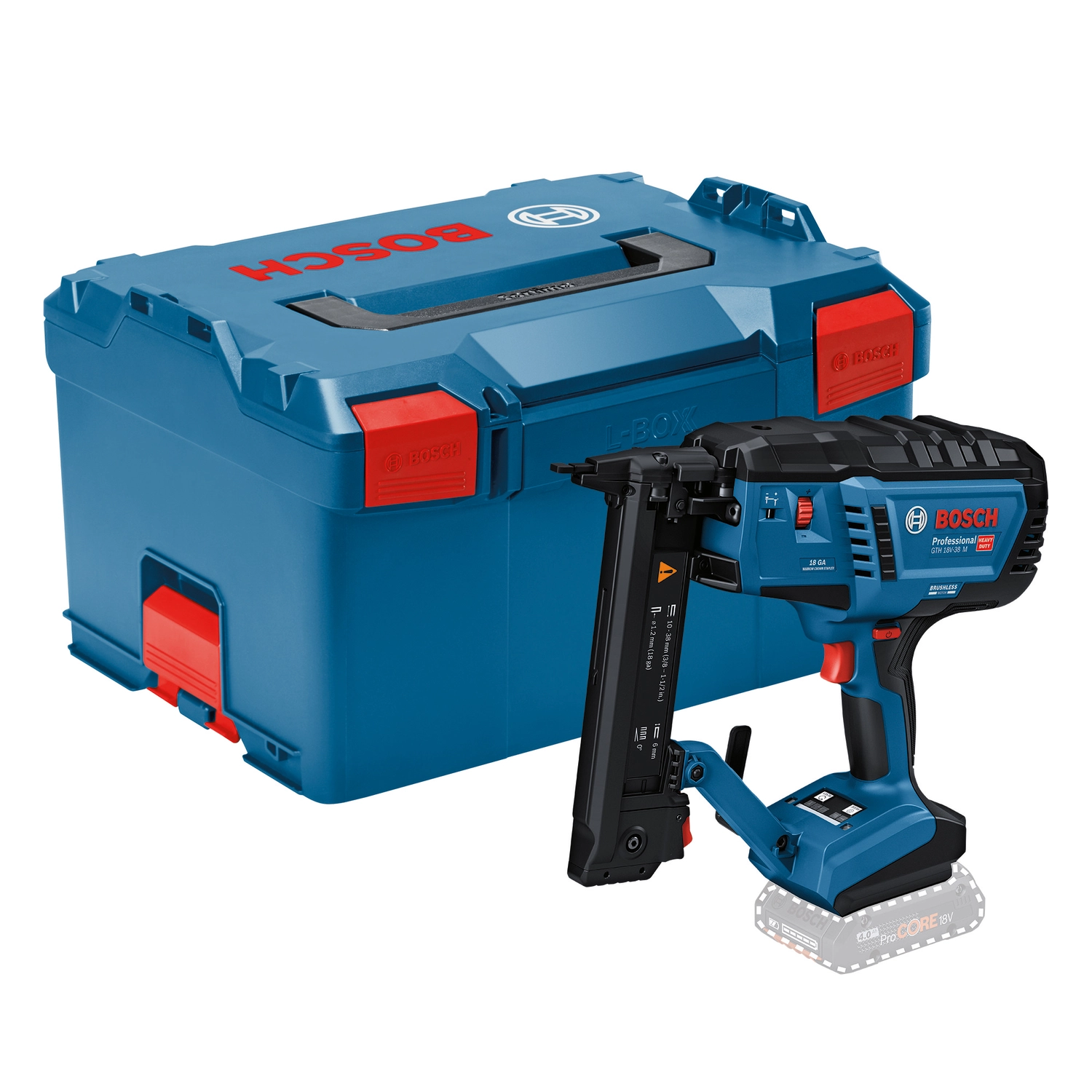 Zszywacz akumulatorowy Bosch GTH 18V-38 M 0 601 482 501
