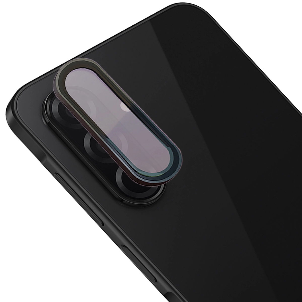 Szkło hartowane Bizon na aparat z aplikatorem Snap Lens do Galaxy A26 5G czarna ramka