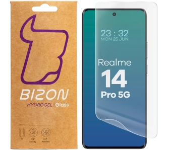 Folia hydrożelowa Bizon na ekran Hydrogel Front do Realme 14 Pro 5G 2 sztuki